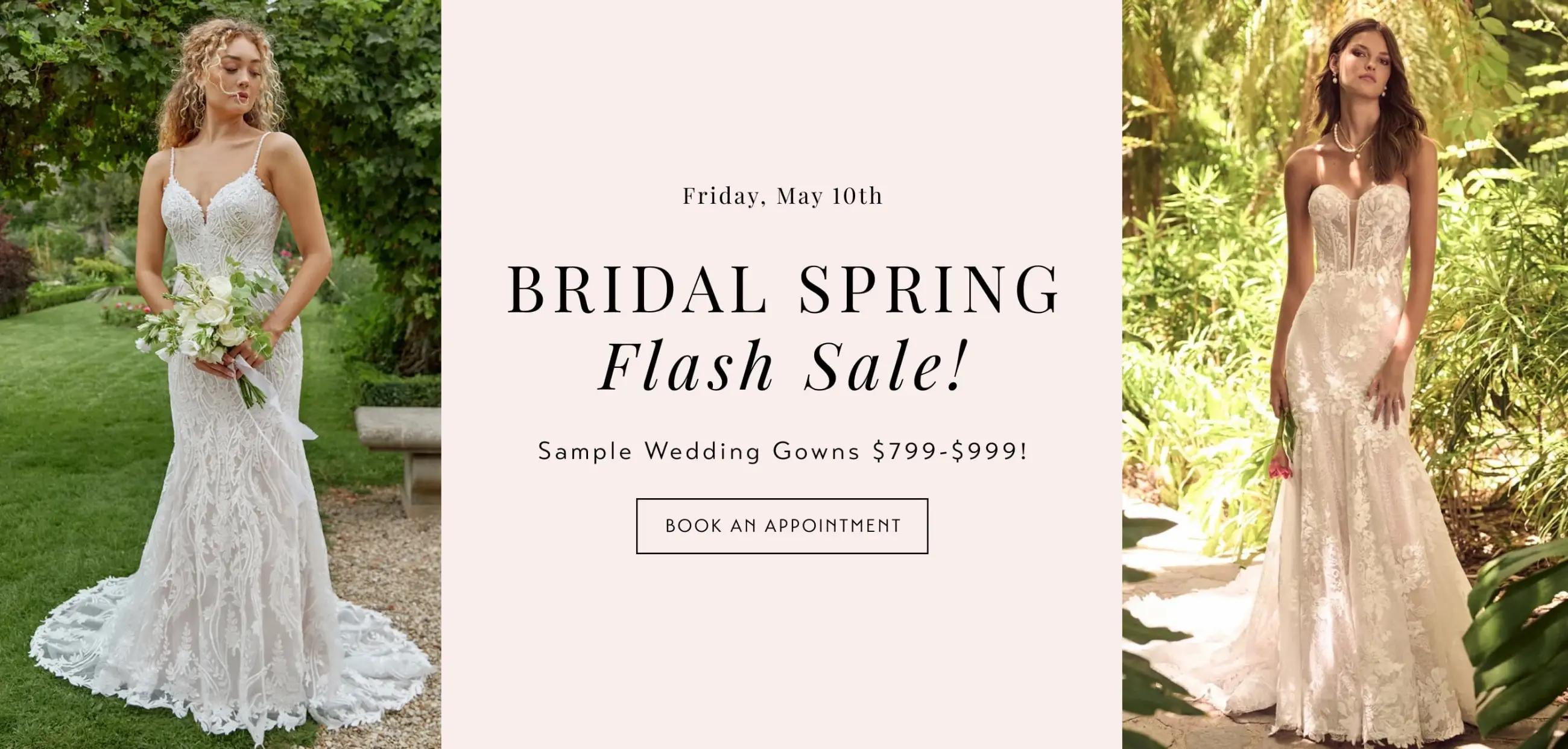 Desktop Bridal Spring Flash Sale Banner