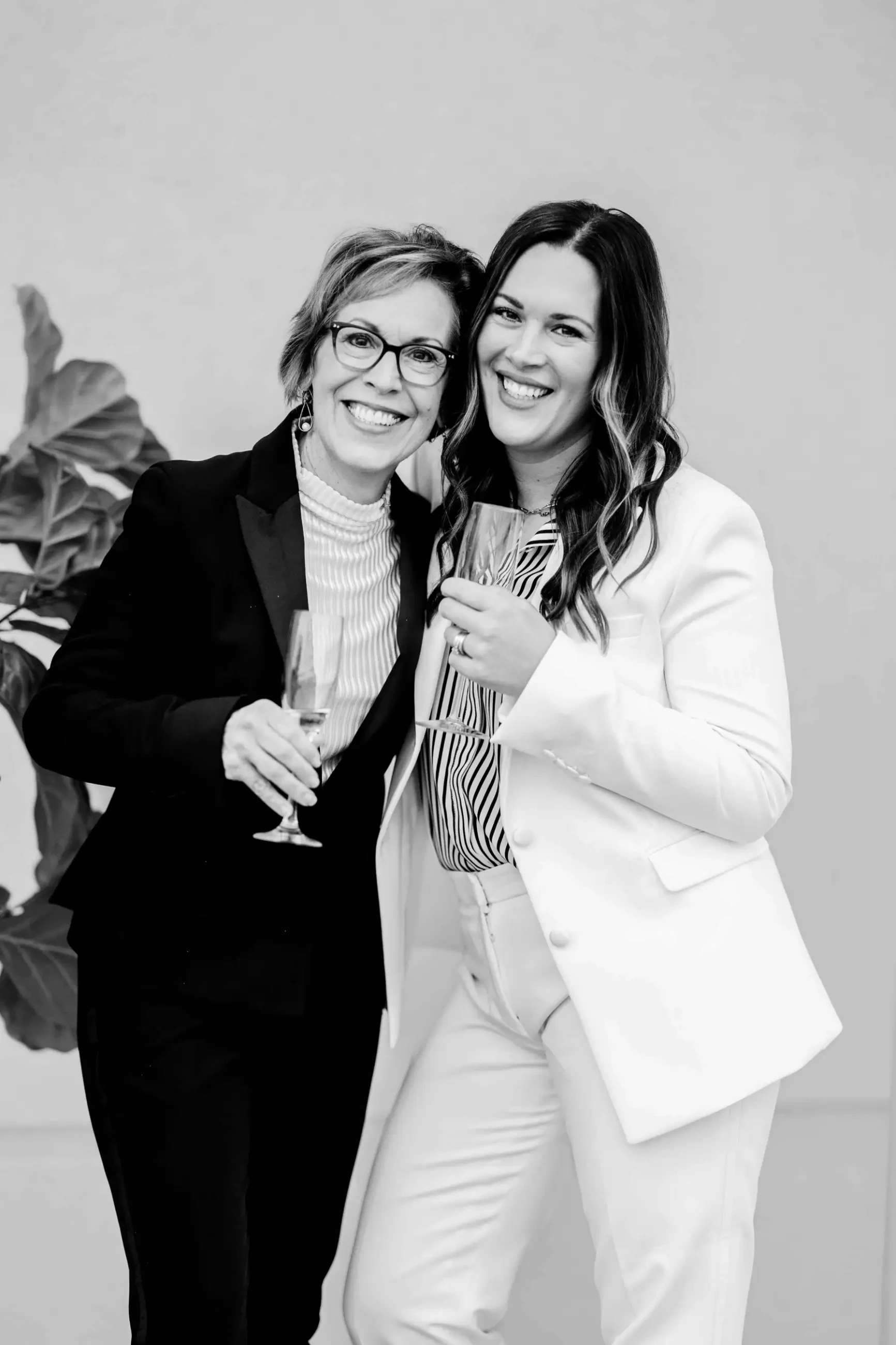 Michelle and Morgan - owners or Michelle's Bridal and Tuxedo