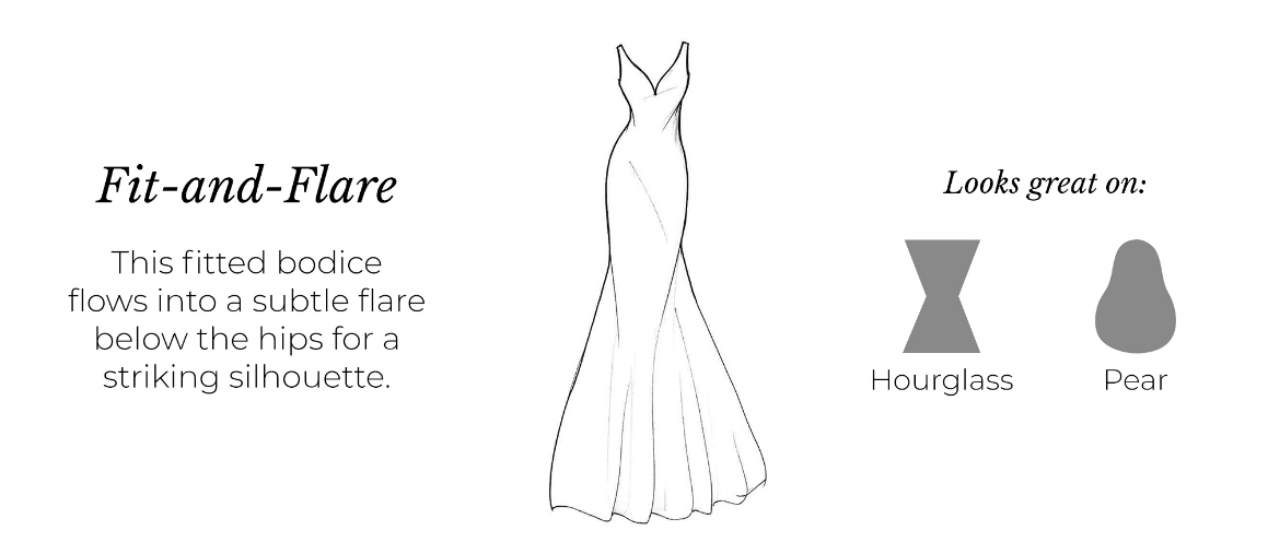 a line dress vs fit and flare