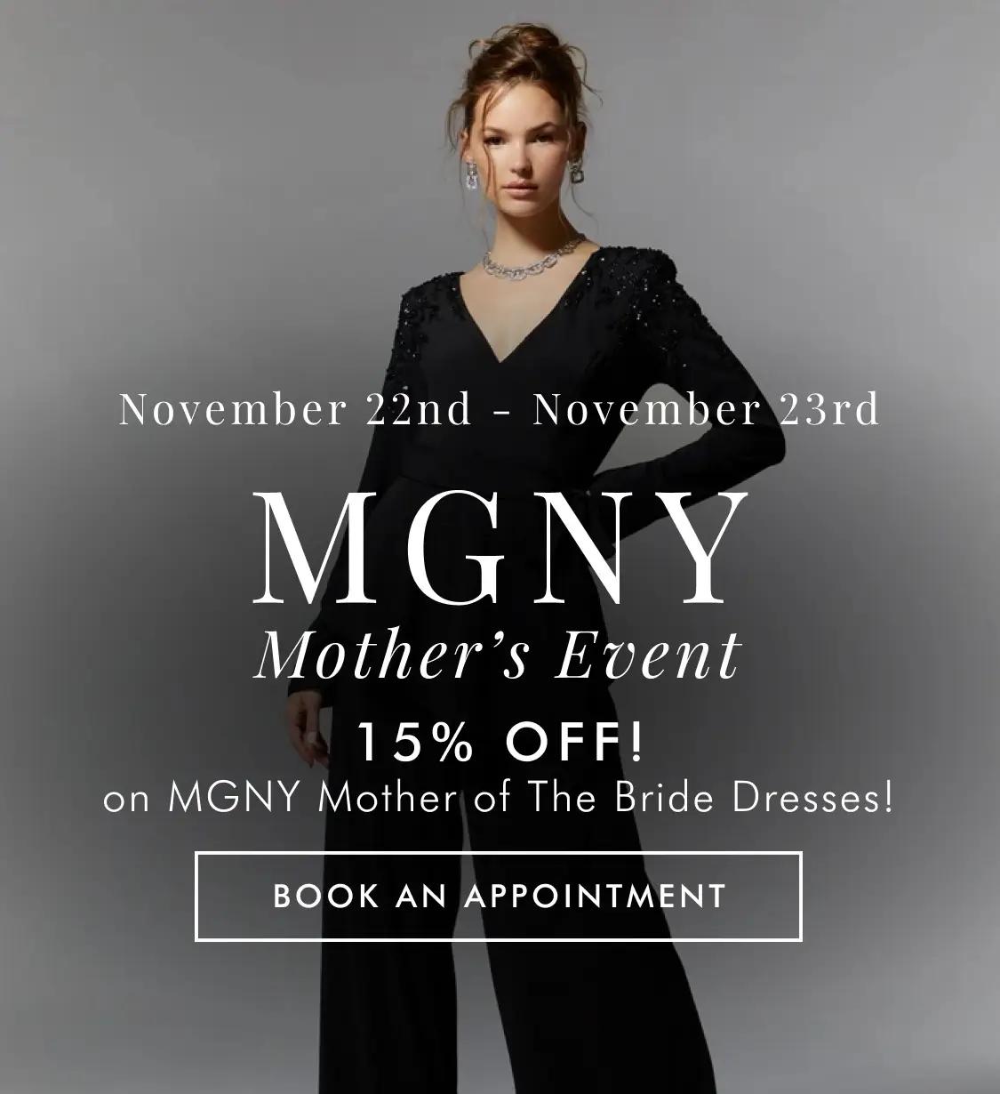 Mobile MGNY Mother's Dresses Event Banner