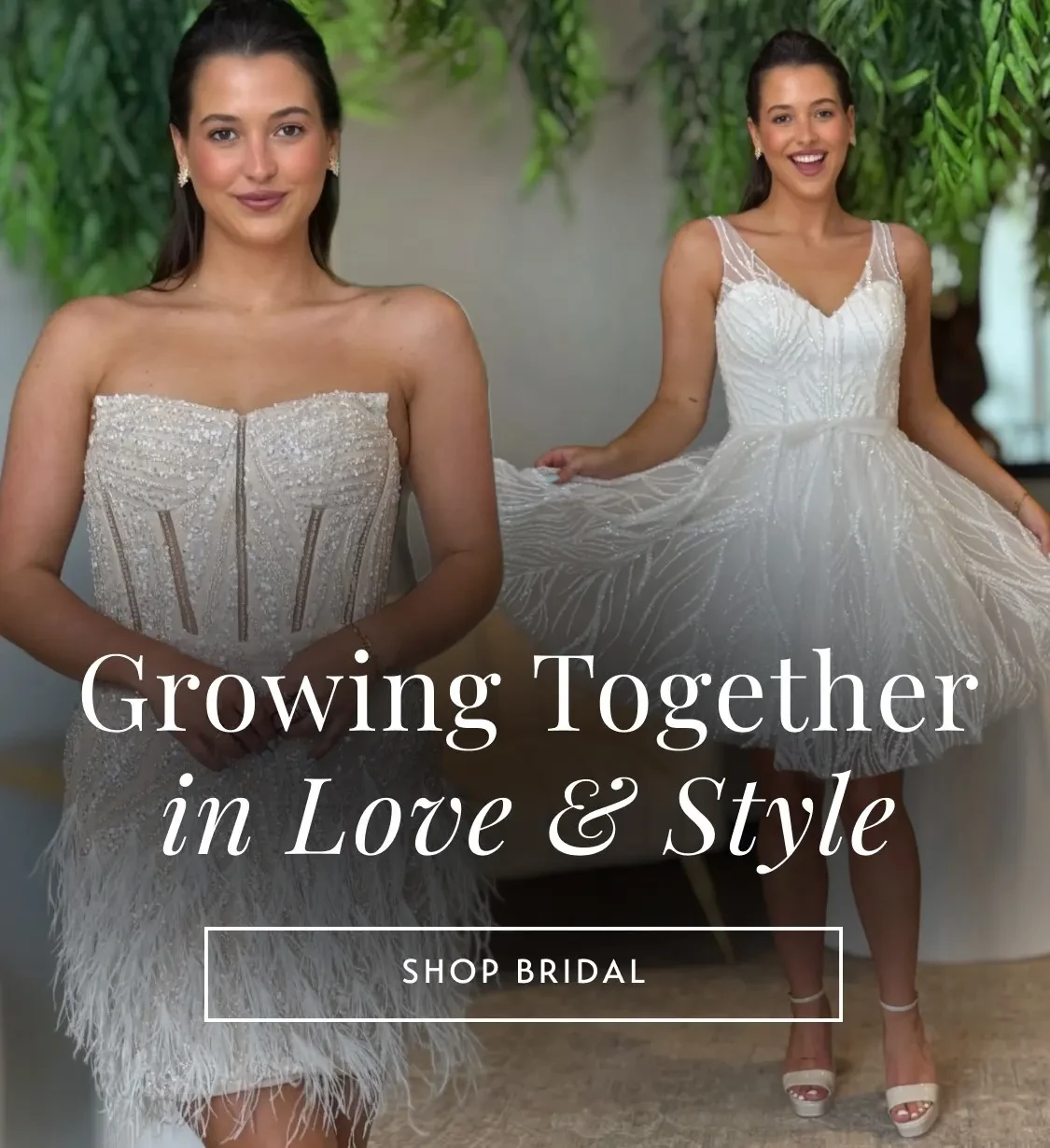 growing together in love and style banner