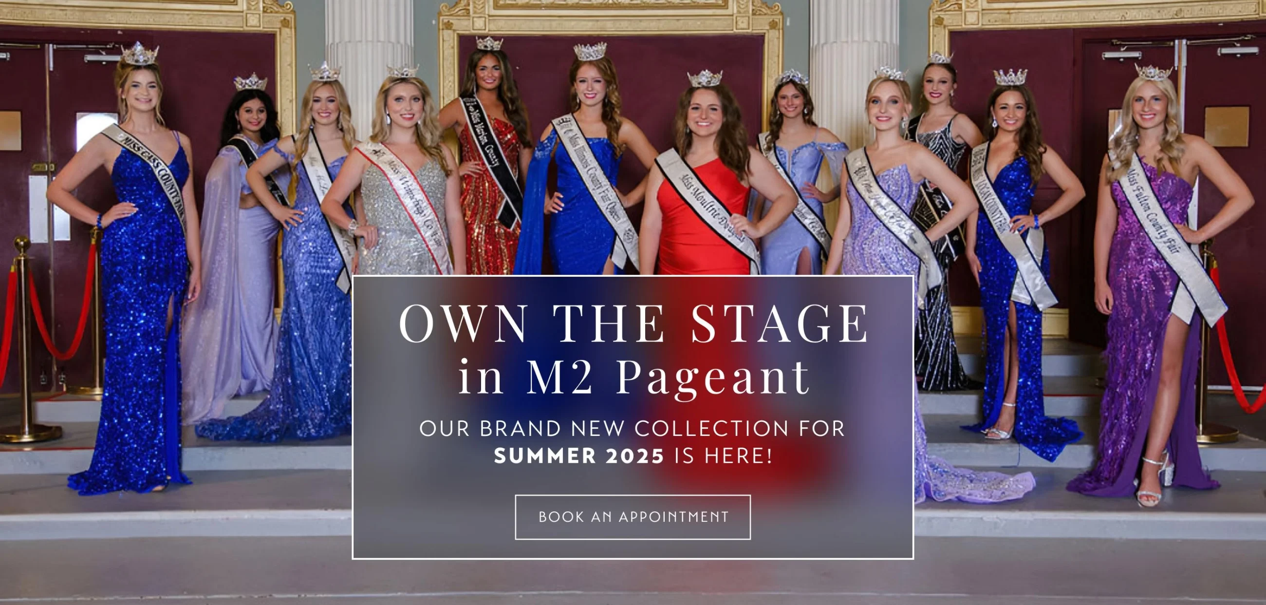 M2 pageant banner