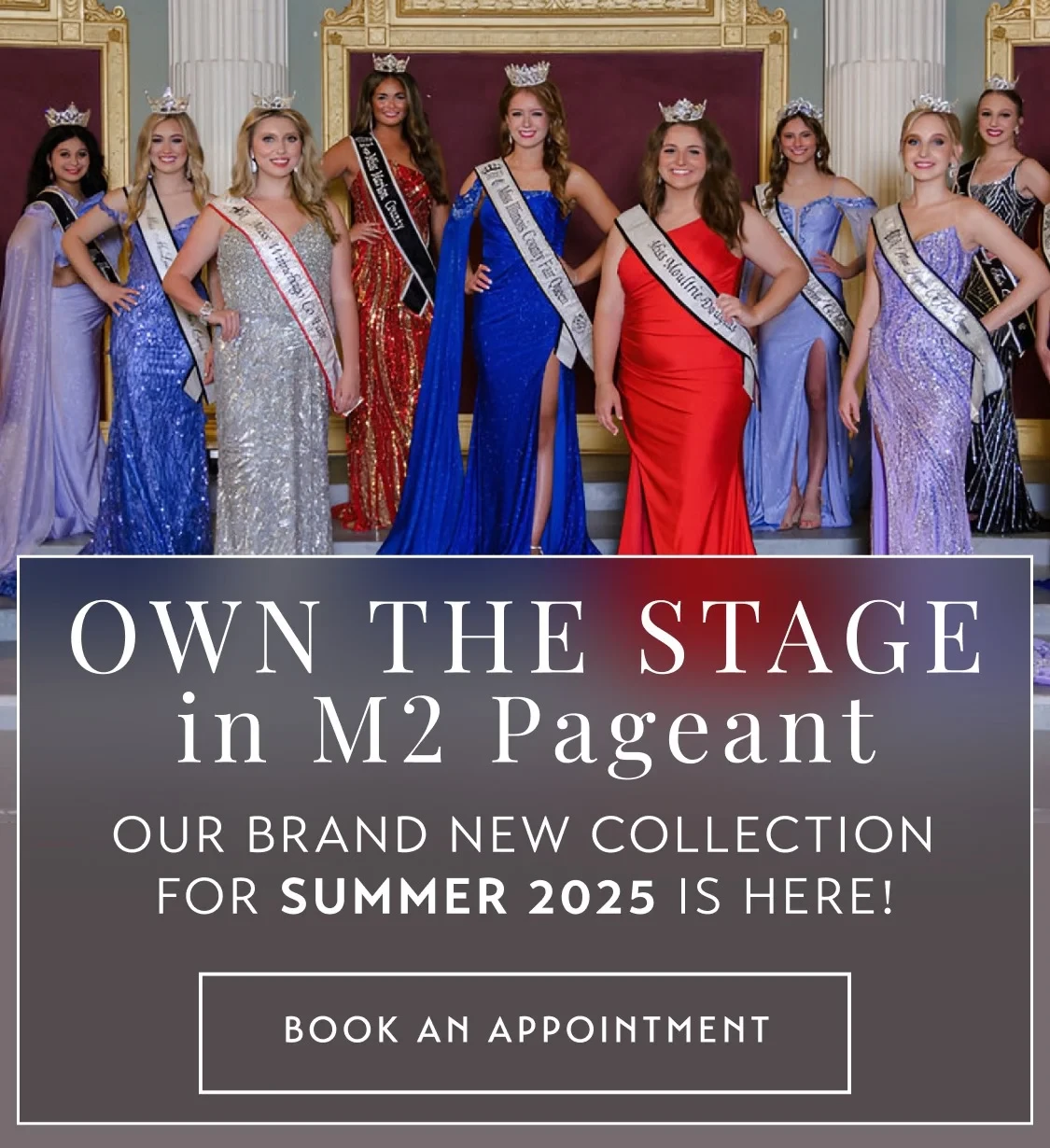 M2 pageant banner